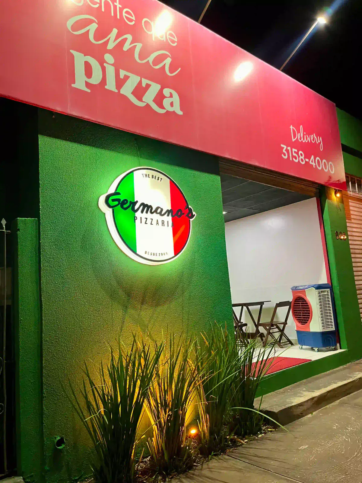 Fachada da pizzaria Germano's